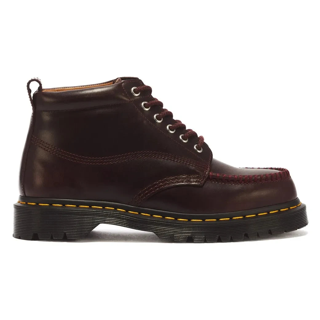 Dr Martens - Topstitched Lowell Chukka Lace-Up Boots | Iced Brown