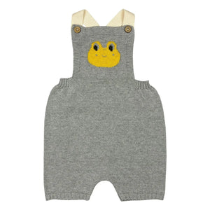 Bayiri - Doro Organic Cotton Knitted Short Salopet | Gray