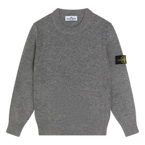 Stone Island - Logo Wool Sweater | Gray