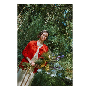 Poudre Organic - Organic Cotton Kardigan Pétale | Red