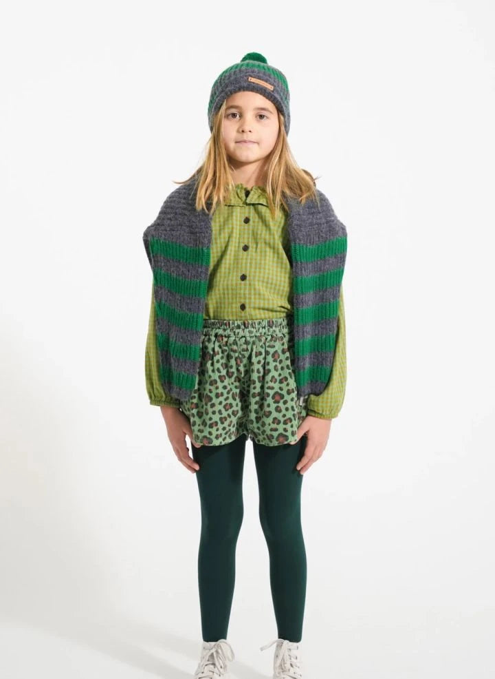 Piupiuchick - Striped Wool Sweater | Dark grey