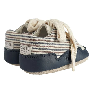 Donsje - Pluksel Striped Sneakers | Night Blue