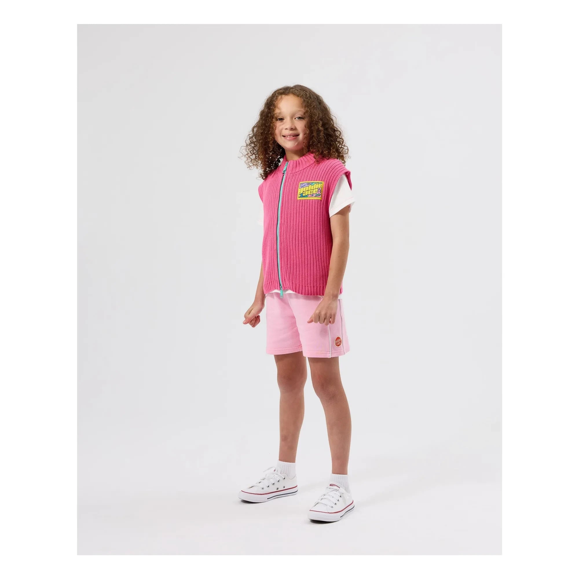 Goldie + Ace - Ribbed Sleeveless Tank Top | Pink