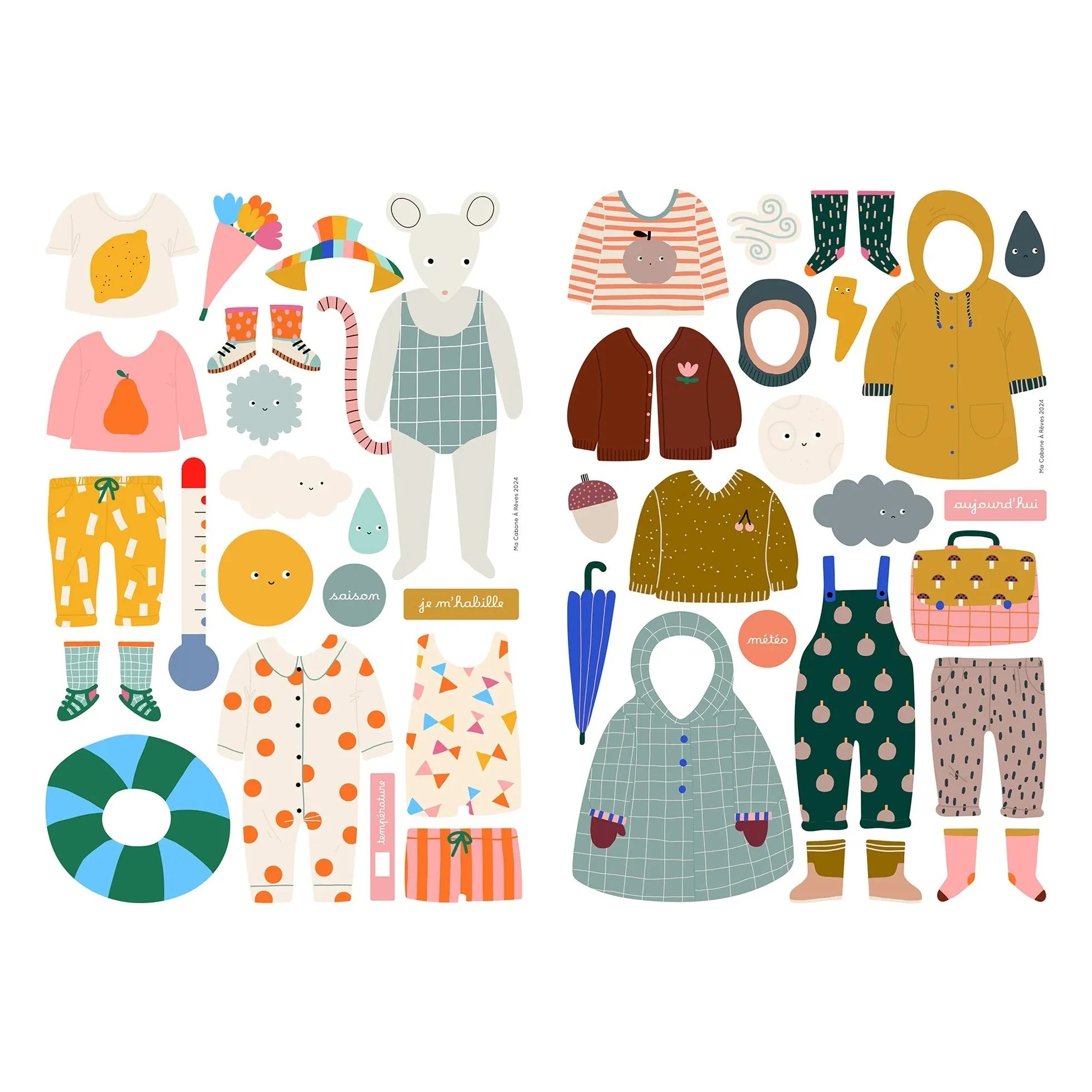 Ma Cabane à rêves - Magnetic Dress-Up Set