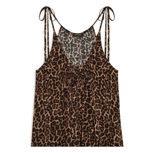 Anine Bing - Flora Leopard Dress | Brown