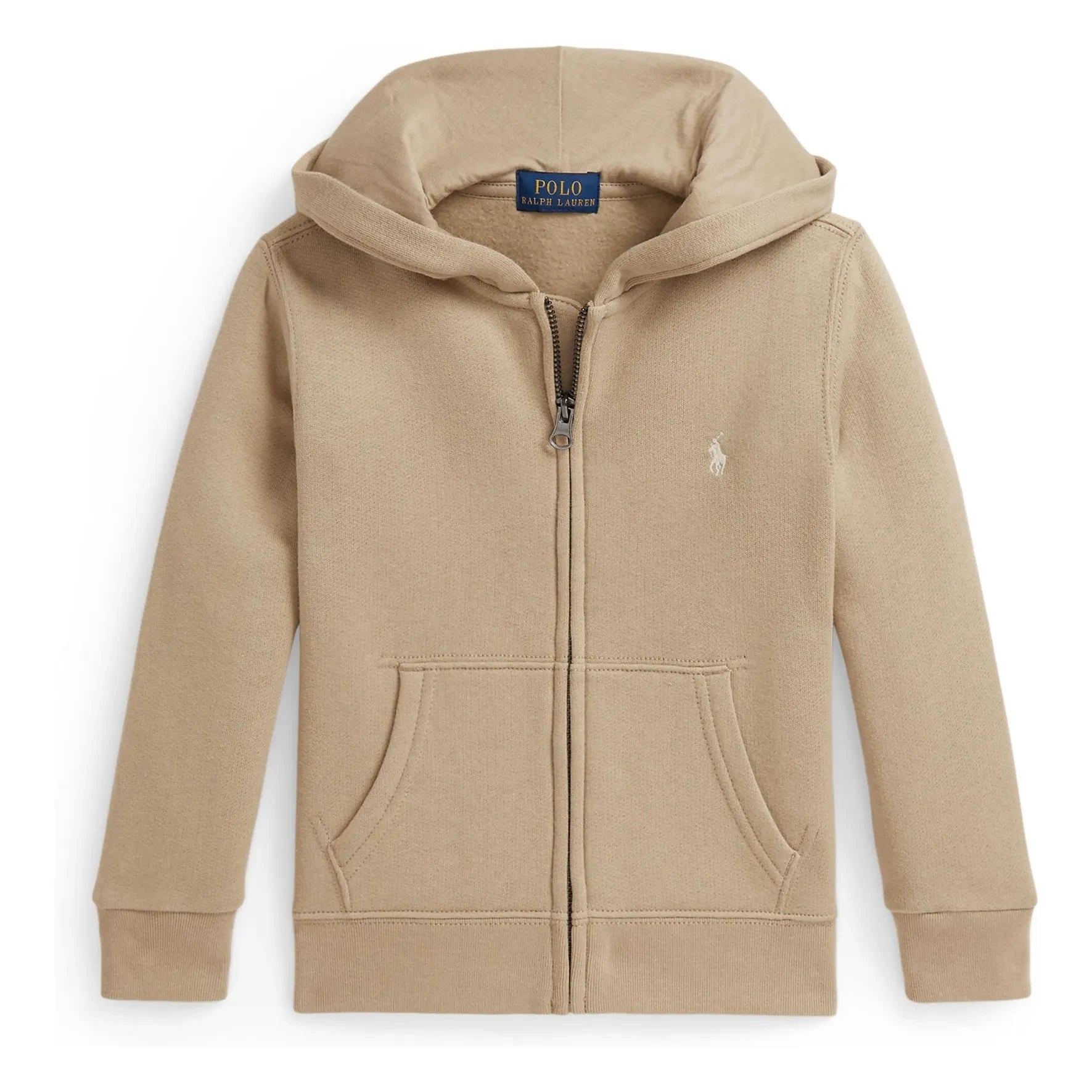 Ralph Lauren - Logo Zip-Up Hoodie | Beige
