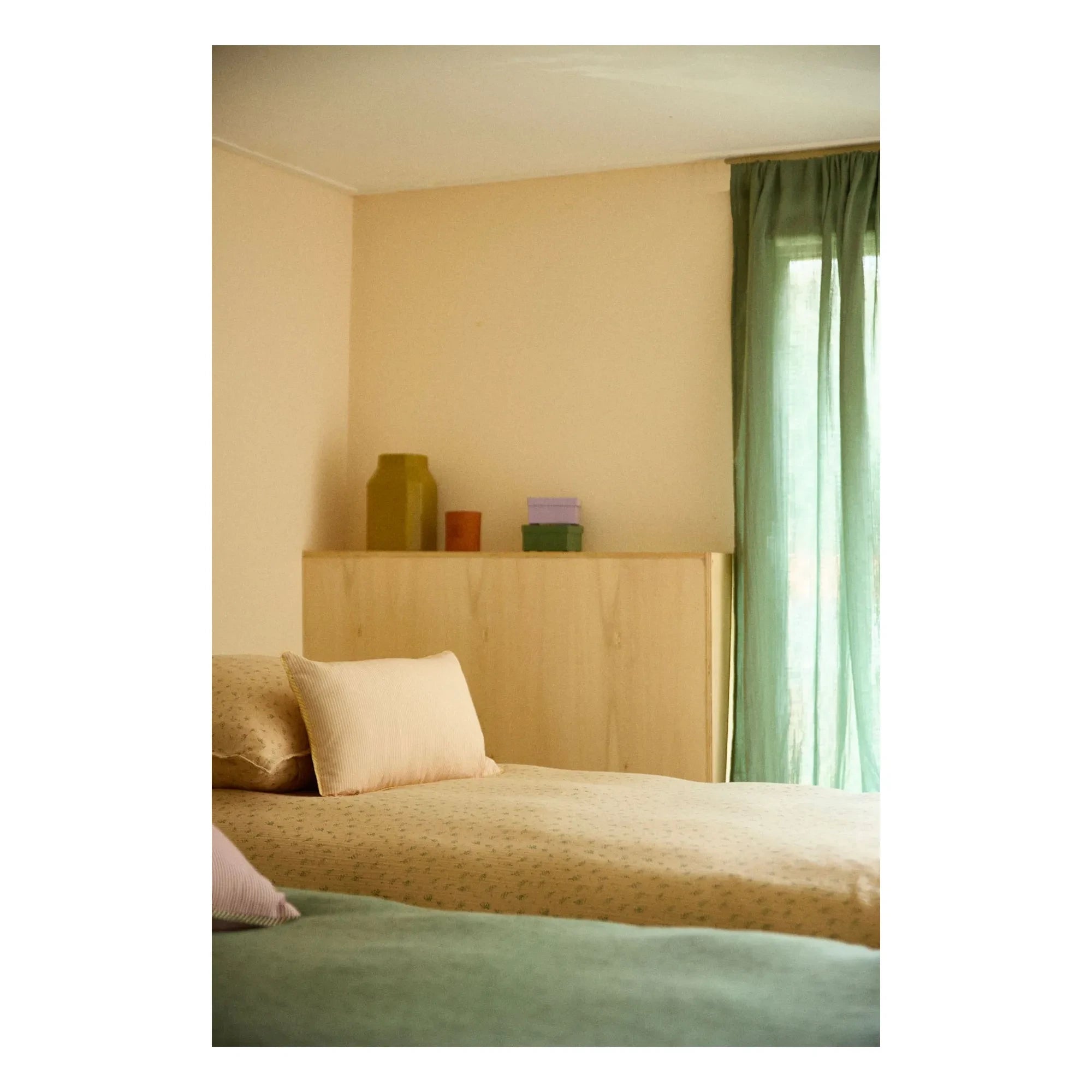 Gabrielle Paris - Cotton Voile Curtain | Eucalyptus