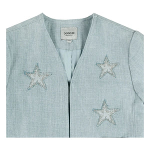 Donsje - Denim Chellèe Etoiles Jacket | Light blue