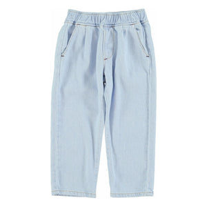 Piupiuchick - Flat Elastic Jeans | Light Blue