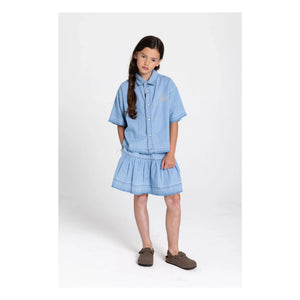 Hundred Pieces - Denim Kaya skirt | Blue