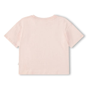 Molo - Reinette Heart Organic Cotton T-Shirt | Pale Pink