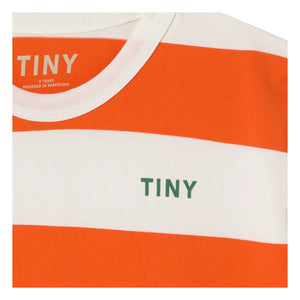 Tinycottons - Striped organic cotton T-shirt | Red