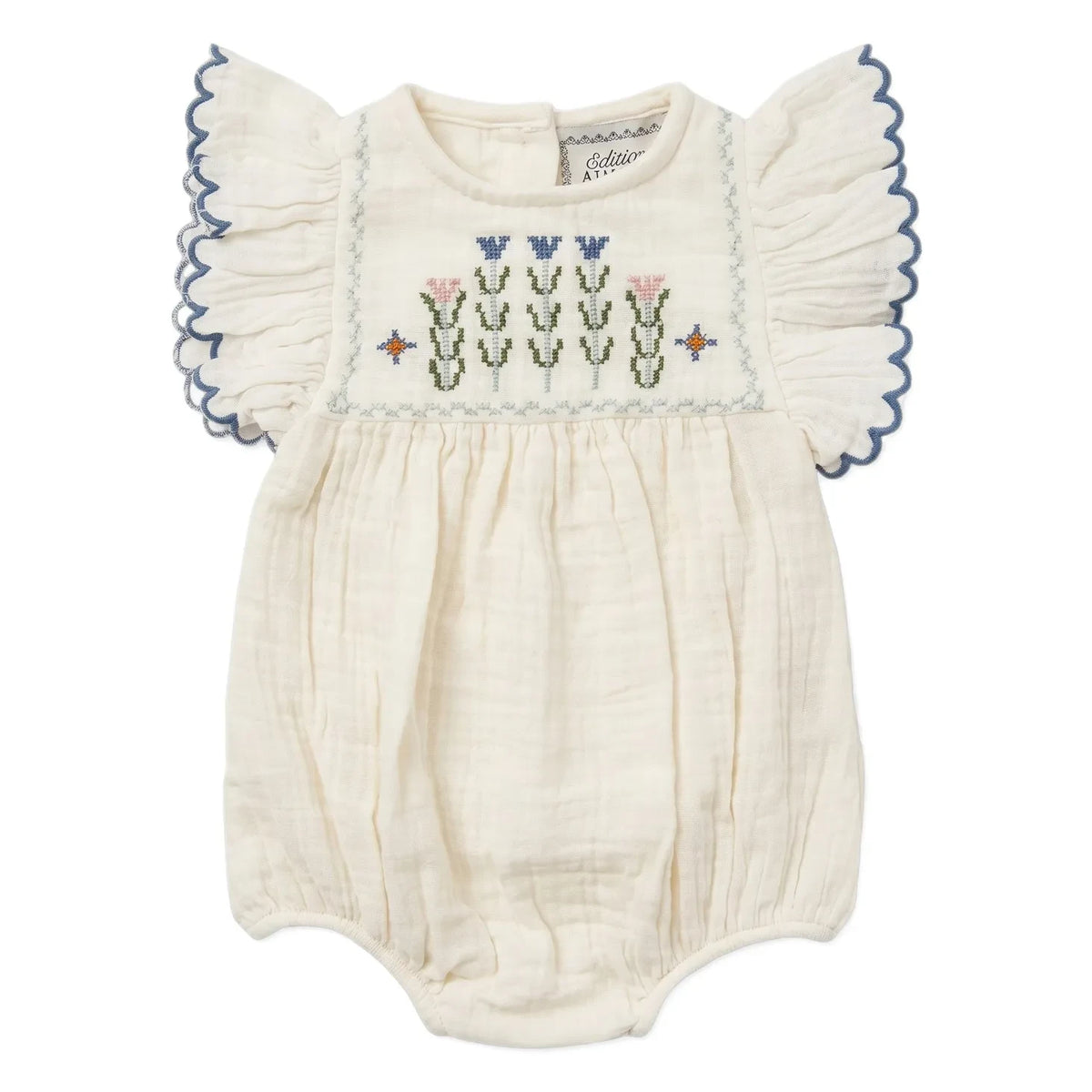 Editions Aimable - Brown romper | İvory Gazlı