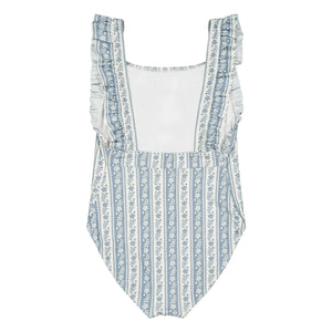 Soor Ploom - Thelma Floral Recycled Fiber Swimsuit Soor Ploom X Canopea | Ecru