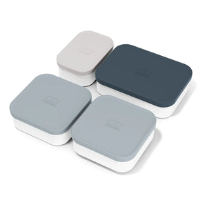 Monbento - MB Bento Multi-Compartment Boxes - 4 pcs Set | Gray