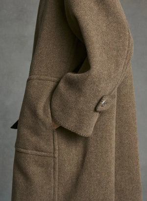 Hod - Carmen Coat | Taupe Brown