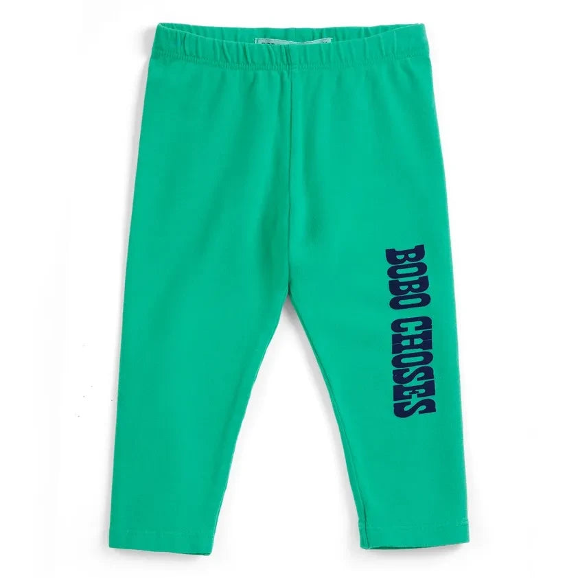 Bobo Choses - Bobo Choses Organic Cotton Baby Leggings | Green