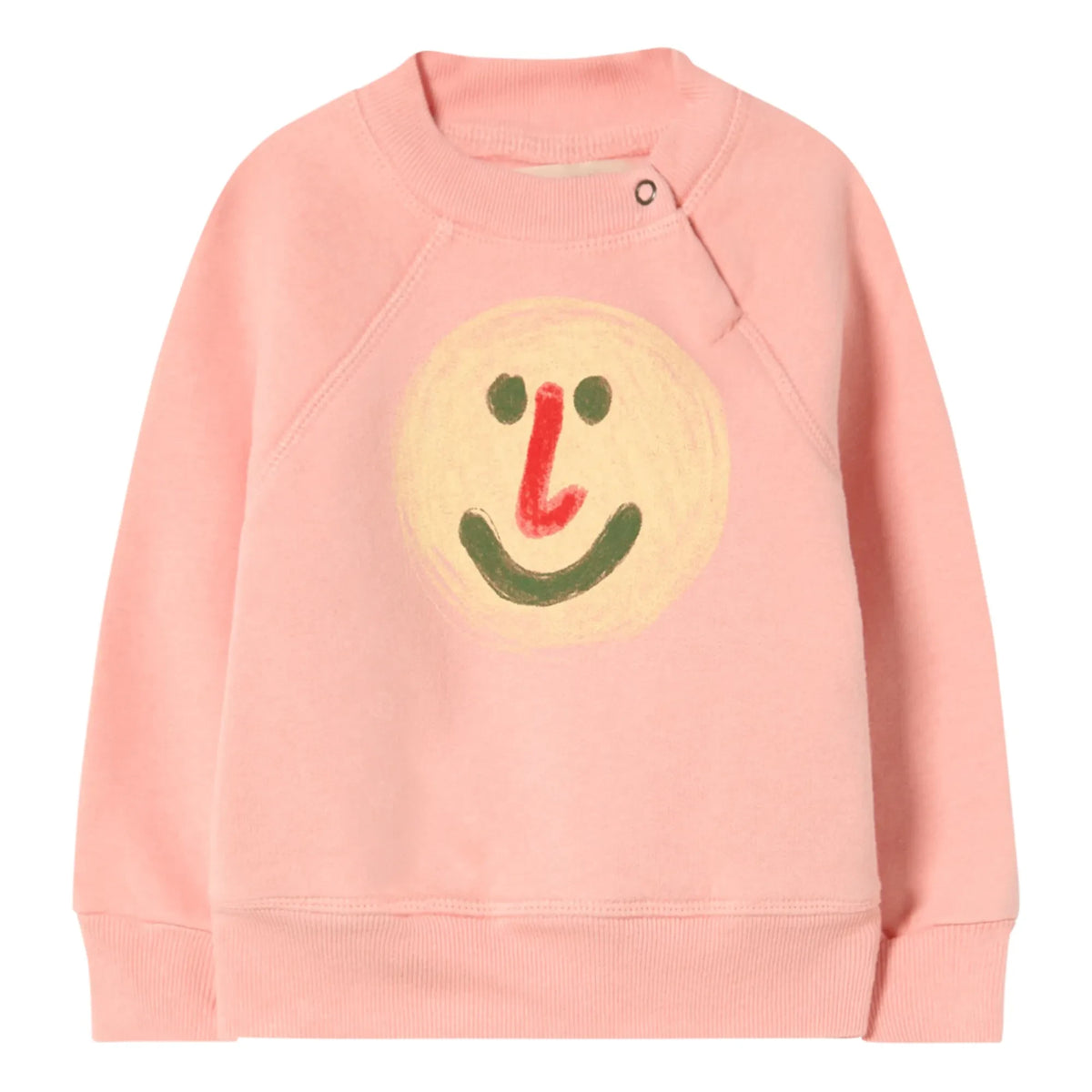 The Animals Observatory - Baby Shark Face Print Sweatshirt | Pink