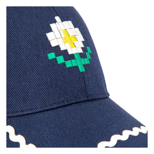 Bobo Choses - Marguerite Hat Made from Recycled Fibers | Navy Blue