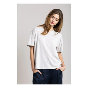 Smallable Woman - Hana Organic Cotton T-shirt | Pearl Grey