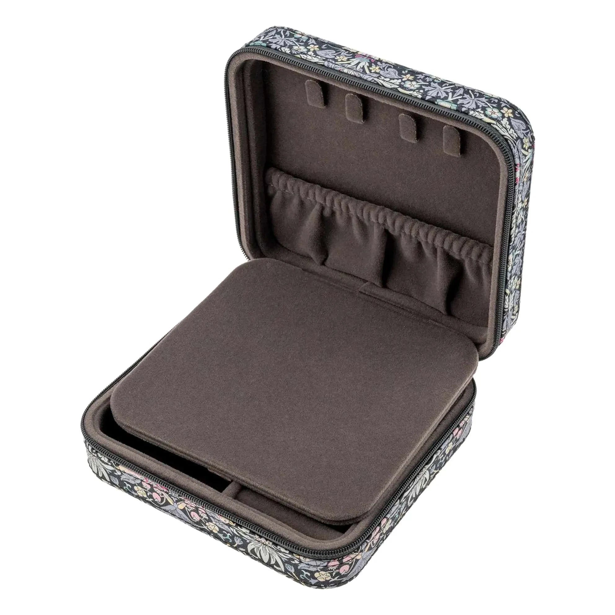Bon Dep - Square MW Liberty Strawberry Thief Jewelry Box | Black