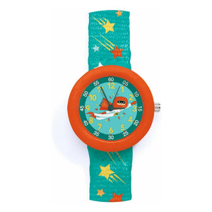 Djeco - TICLOCK - Superhero Watch | Peacock Blue