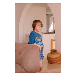 We Are Kids - Dylan Running Club Organic Cotton T-Shirt | Dark Blue