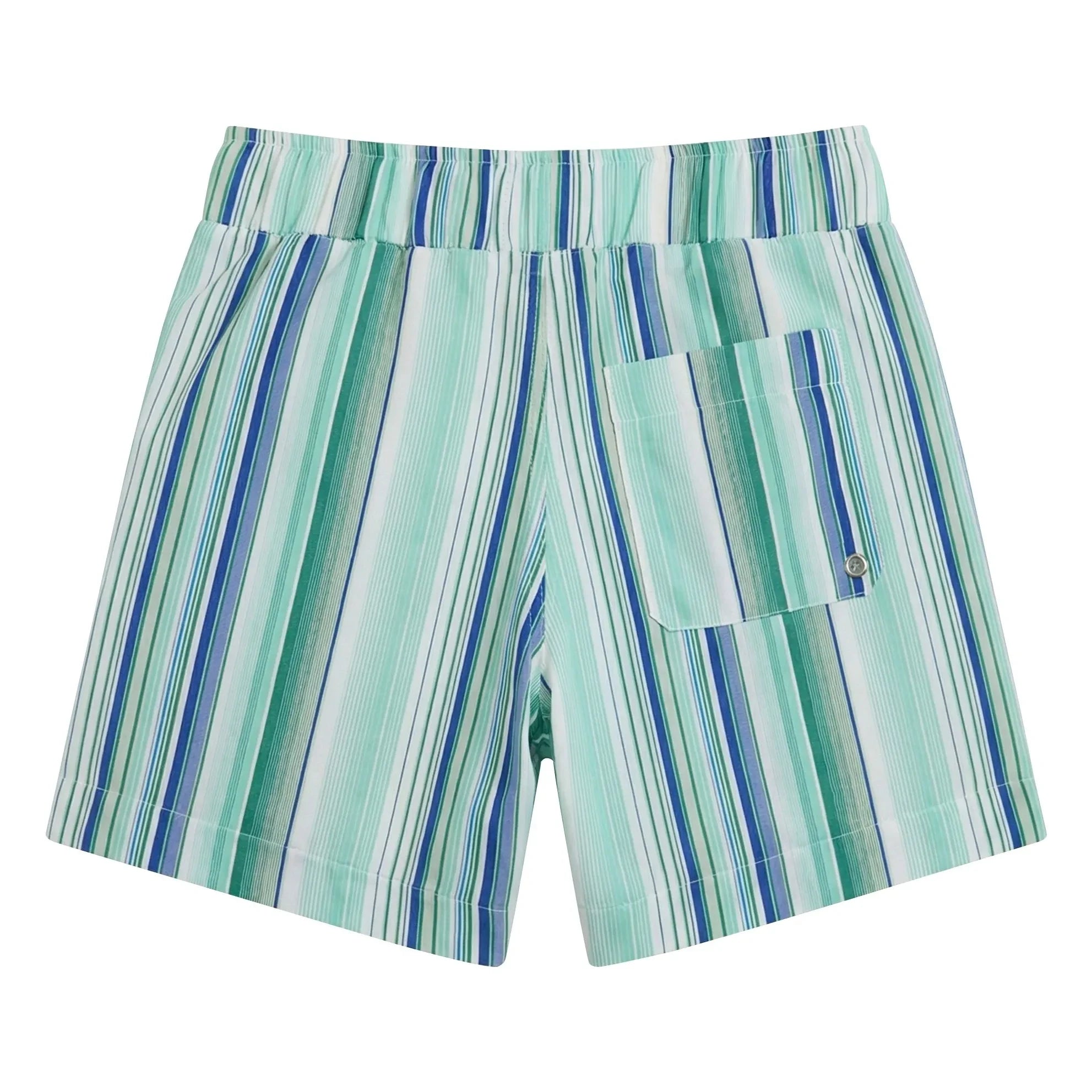 Lison Paris - Lagoon Striped Swimsuit Shorts | Blue
