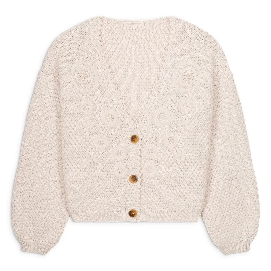 Louise Misha - Lomina Wool Cardigan | Cream