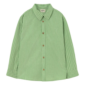 Cozmo - Eric Striped Shirt | Meadow Green