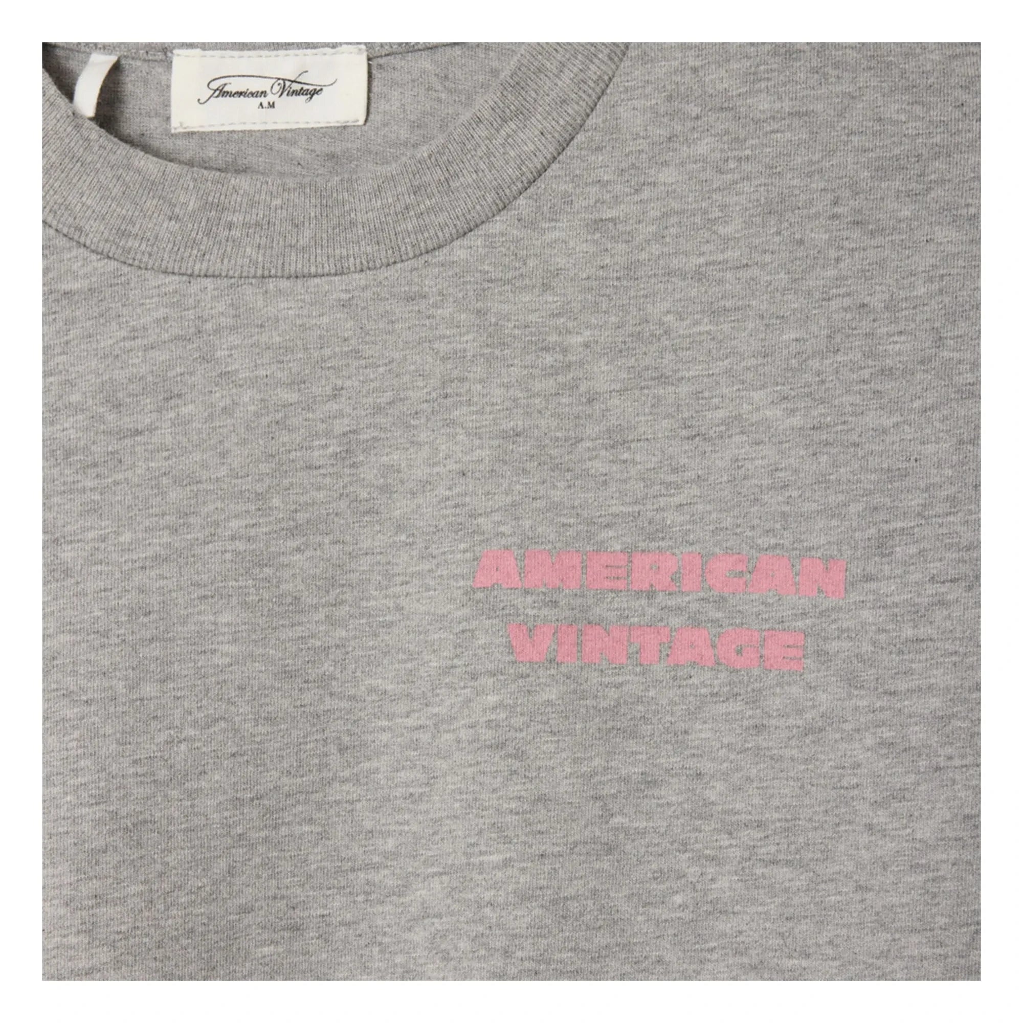 American Vintage - Fizvalley Long Sleeve T-Shirt | Heather Grey