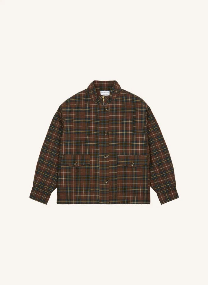 Emile et Ida - Elio Flannel Jacket | Brown