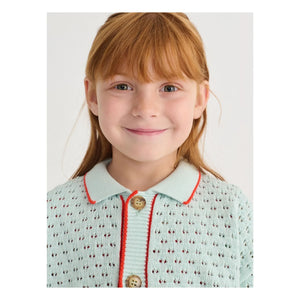 Bobo Choses - Organic Cotton Raglan Sweater | Light Blue