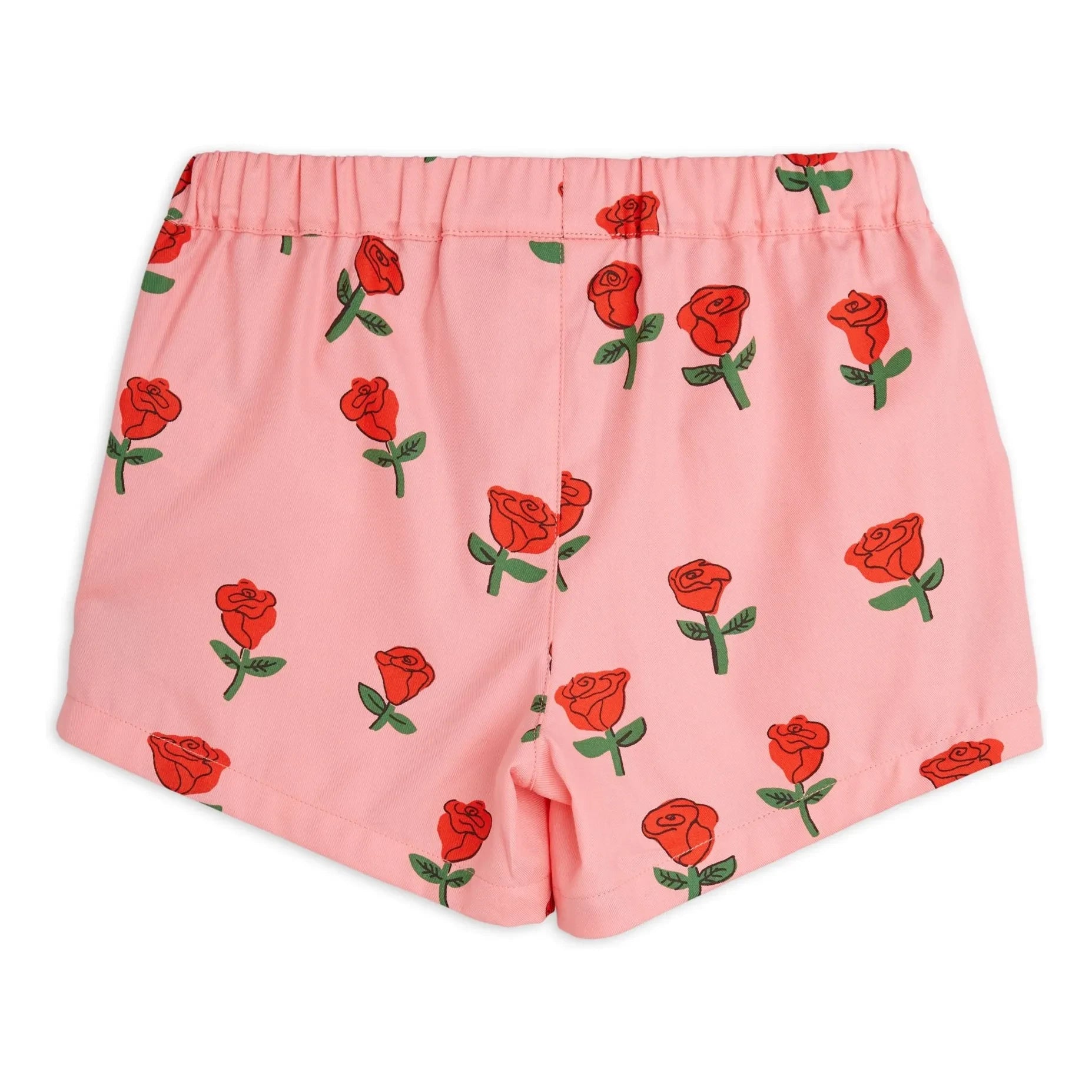 Mini Rodini - Pink Organic Cotton Shorts | Pink