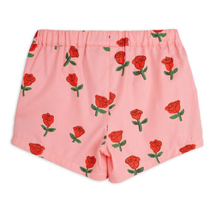 Mini Rodini - Pink Organic Cotton Shorts | Pink