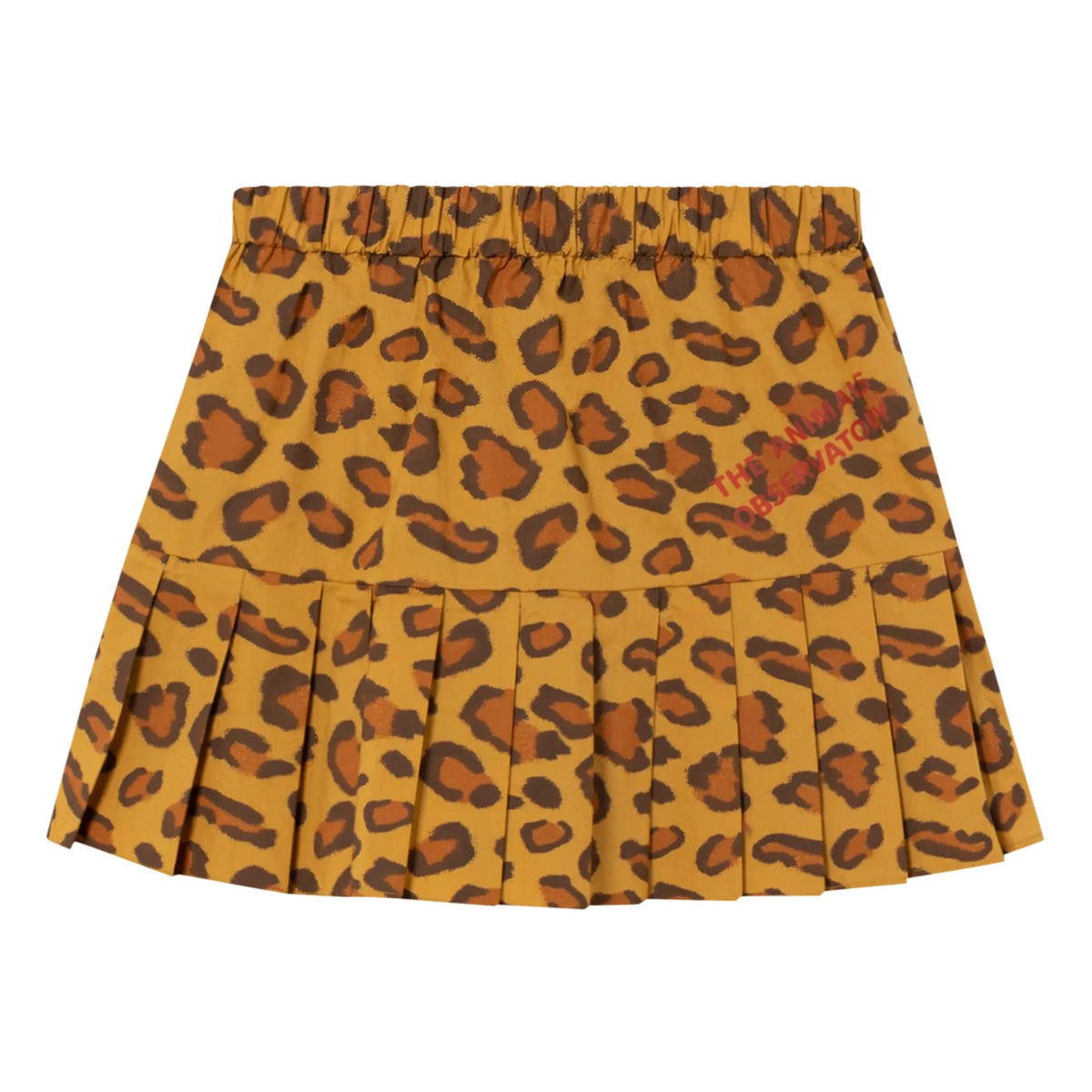 The Animals Observatory - Leopard Print Skirt | Camel