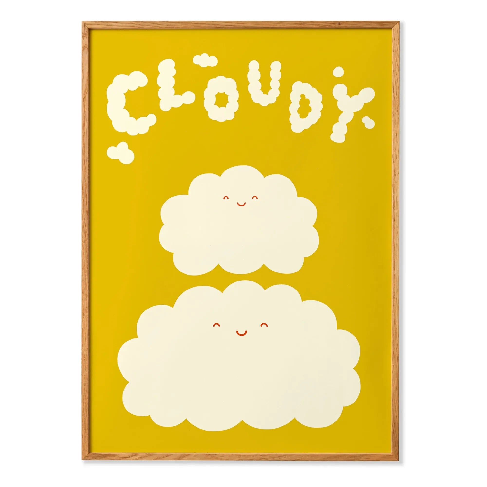 Mado - Cloud Poster | Yellow