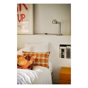 HKliving - Checkered Pillow | Orange