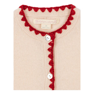 Konges Sløjd - Collette Strawberry Wool Sweater | Cream