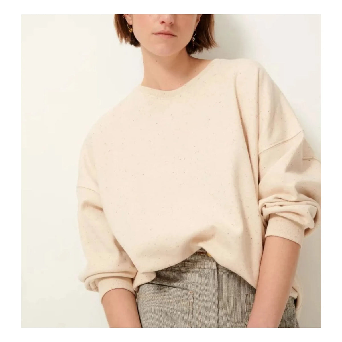 Sessùn - Oversized Chebbi Sweatshirt | Ecru