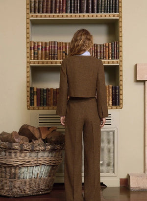 Maria de la Orden - Joséphine Tweed Jacket | Beige Brown