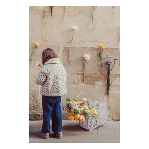 Louise Misha - Jasmina Reversible Fur Coat Made of Organic Cotton | Cream