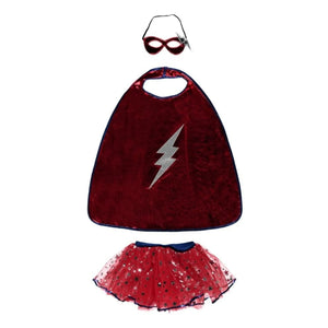 Great Pretenders - Superhero Costume - Tutu, Cape, and Mask