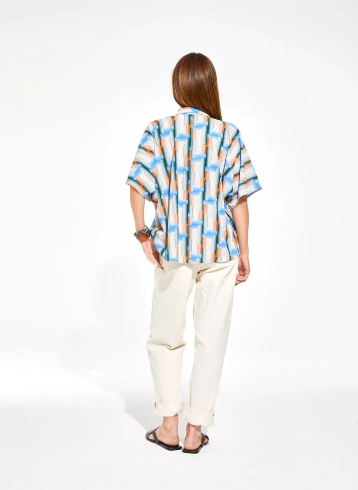 Mapoésie - Nora Echo shirt | Blue