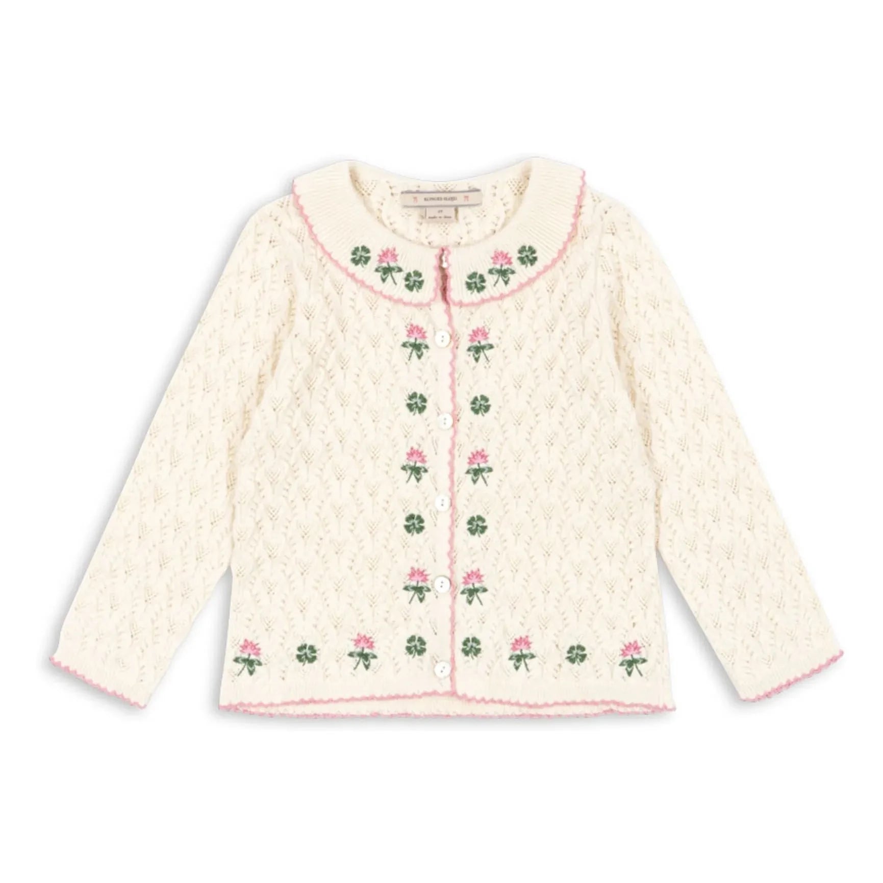 Konges Sløjd - Ajouré Rosier Cardigan | Ecru