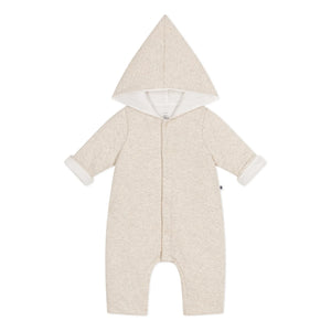 Petit Bateau - Maca Hooded Romper | Beige