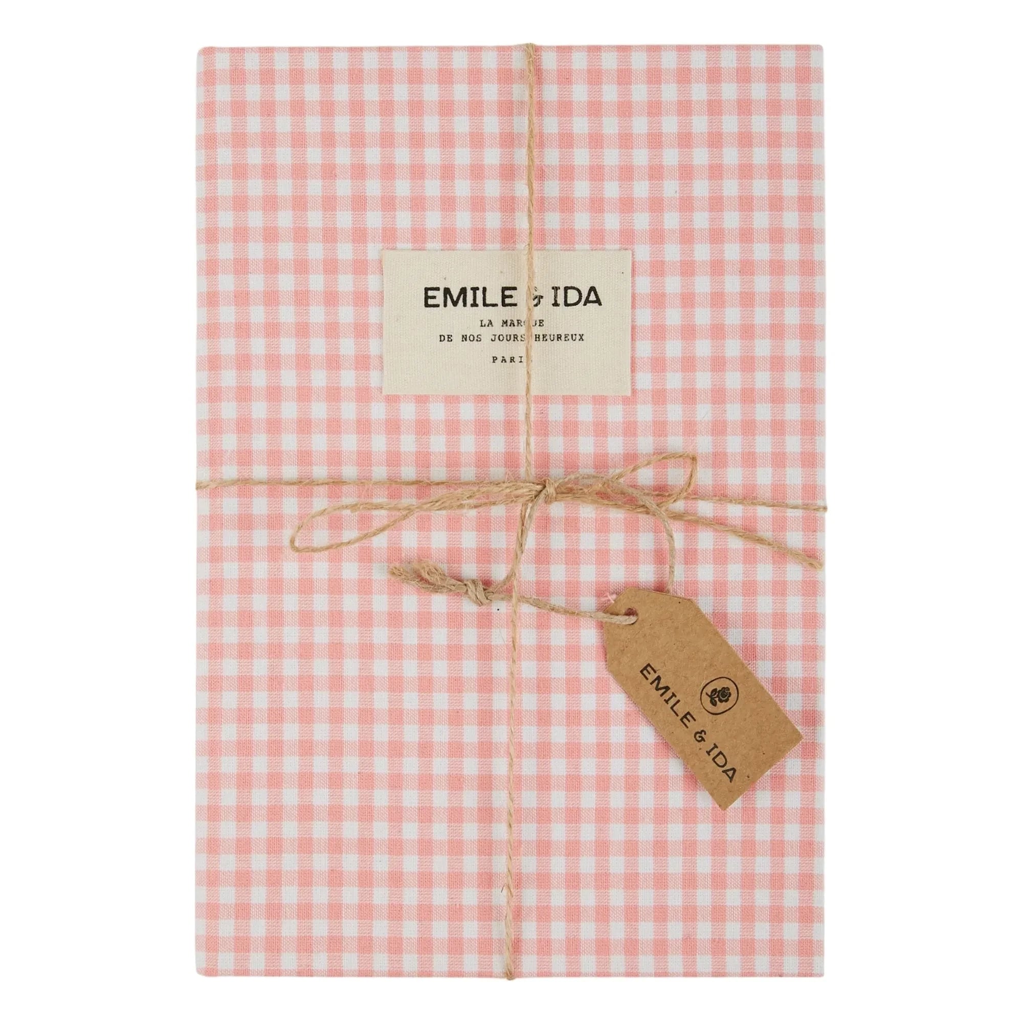 Emile et Ida - Vichy Notebook | Pink