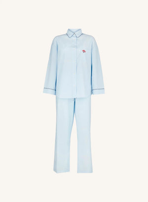 Becksöndergaard - Scallop Flotile Pijama Üstü | Mavi