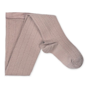 Collégien - Angélique Merino Wool Tights | Dusty Pink