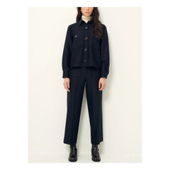 Sessùn - Alberwool Recycled Fiber Trousers | Black